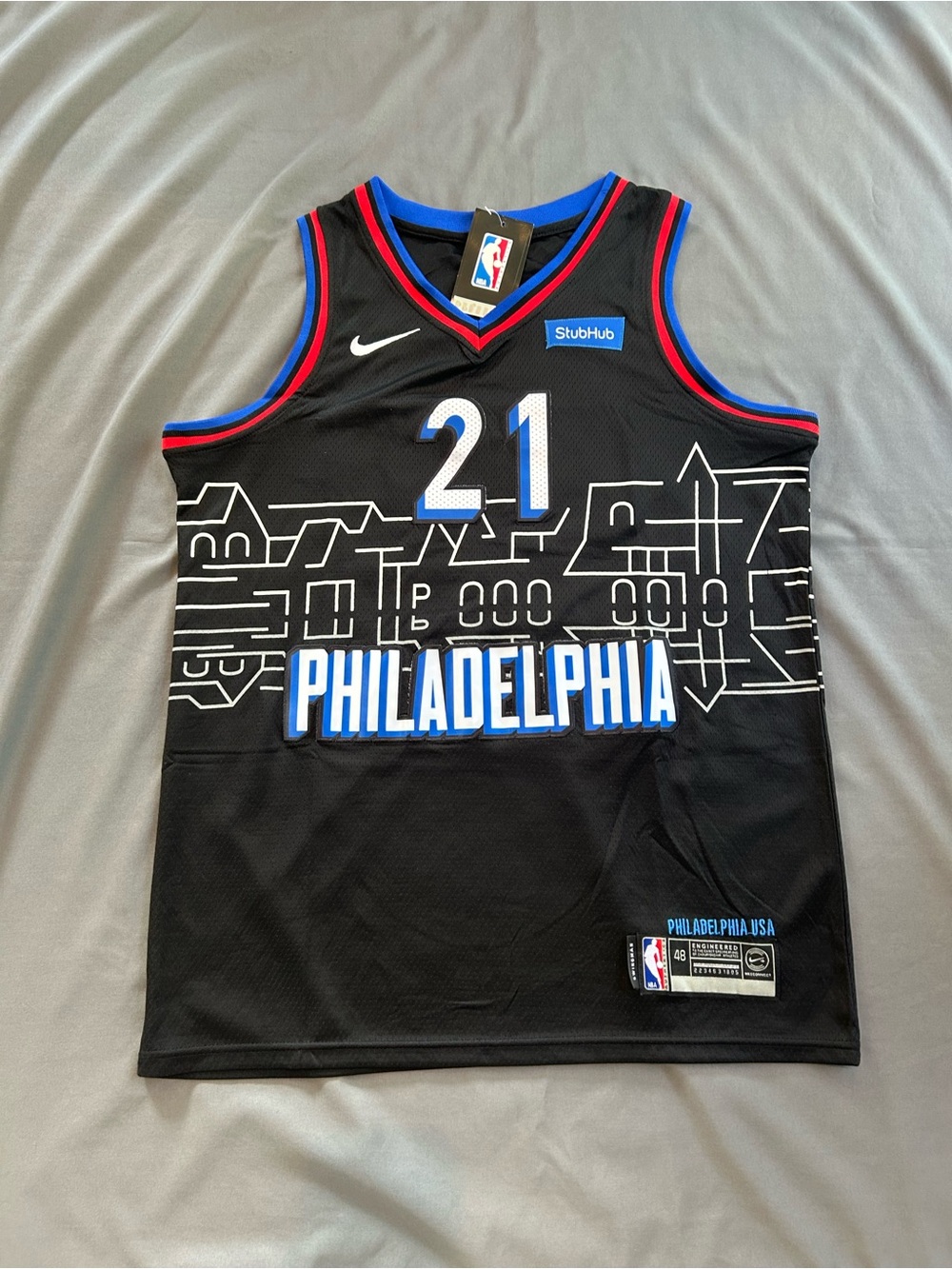 Nike / NBA / Philadelphia 76ers / Joel Embiid City Edition Swingman Jersey (NEW)